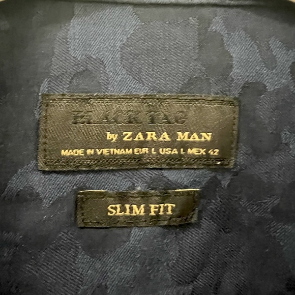 Long sleeve button up men’s Zara - Picture 2 of 2